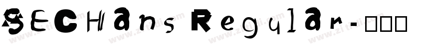 SECHans Regular字体转换